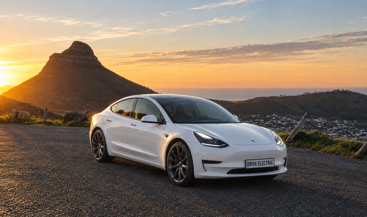 GOLDEN HOUR SUNSET DRIVE — TESLA