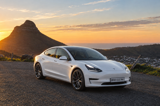 GOLDEN HOUR SUNSET DRIVE — TESLA