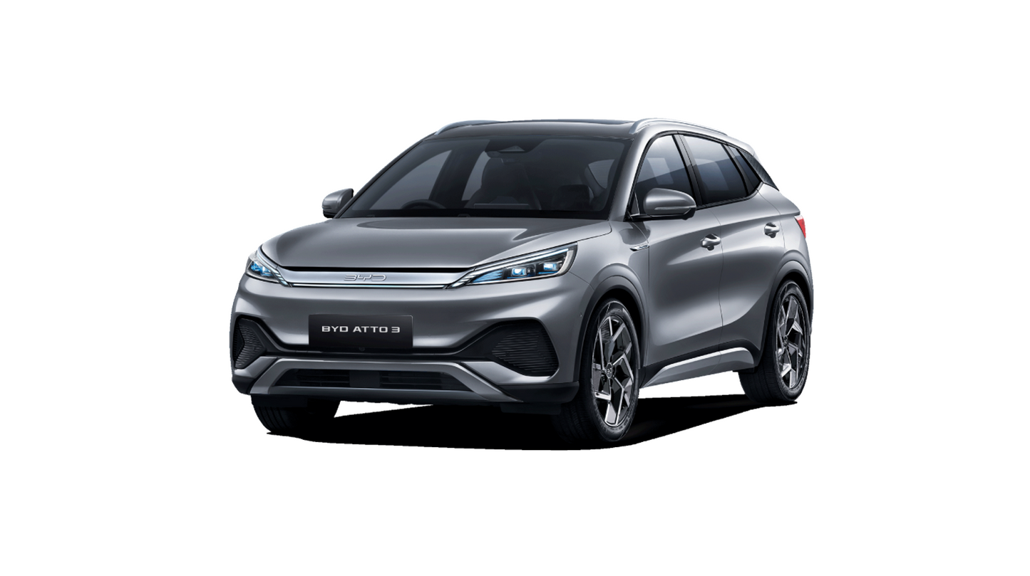 BYD Atto 3 | From R695/day — Monthly Electric Lease Cape Town - Grey