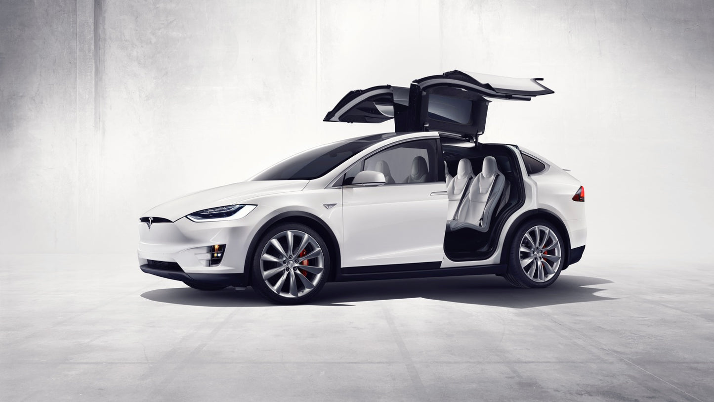 TESLA MODEL X - DAILY RENTAL JOHANNESBURG - PERFORMANCE WHITE