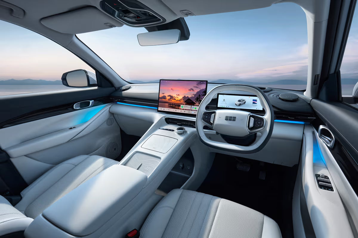 Geely E5 | From R1,595/day — Electric Rental Cape Town - Silver