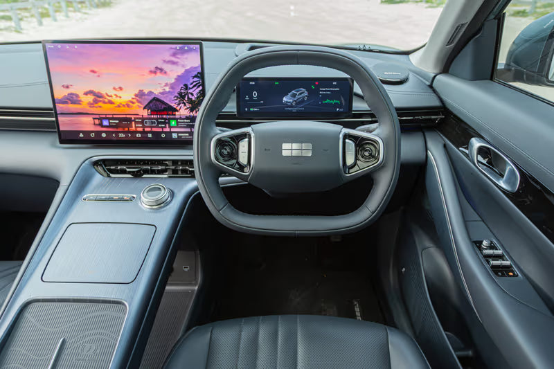 Geely E5 | From R1,595/day — Electric Rental Cape Town - Grey