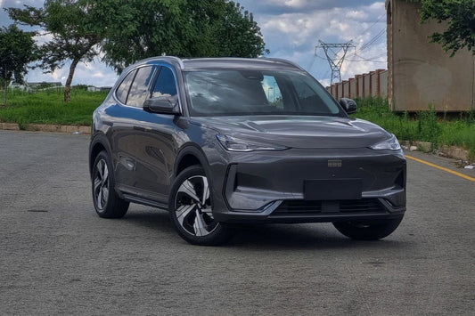 Geely E5 | From R1,595/day — Electric Rental Cape Town - Grey