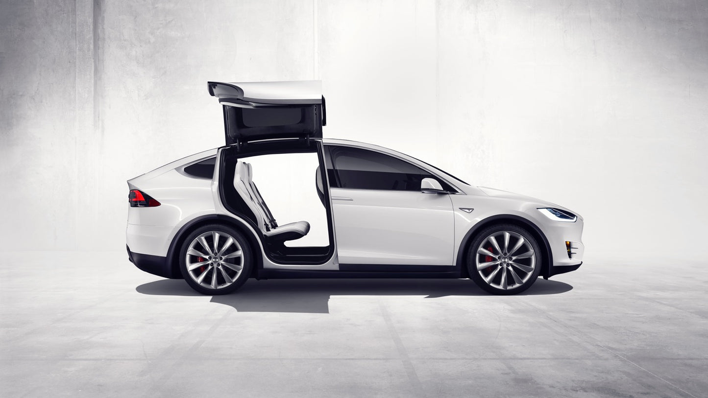 TESLA MODEL X - DAILY RENTAL JOHANNESBURG - PERFORMANCE WHITE